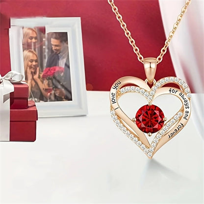 RED ZIRCON NECKLACE