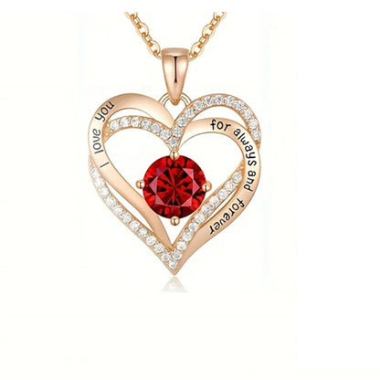 RED ZIRCON NECKLACE