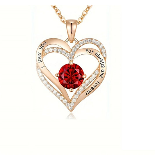 RED ZIRCON NECKLACE